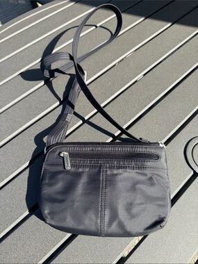 Travelon Black Compact Crossbody Bag